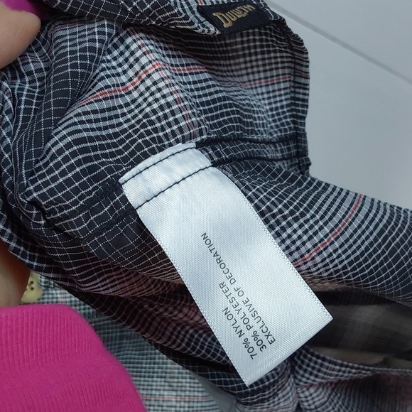 Duluth Trading Co Men's Gray Plaid Shirt Velcro Pockets Performance Sz.XL - Picture 7 of 7